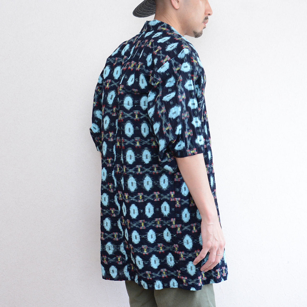 Japanese traditional workwear with handwoven texture