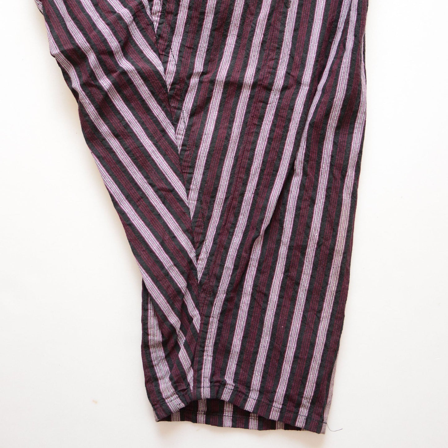 Monpe Pants Noragi Japanese Fabric Vintage Cotton Stripe Pattern