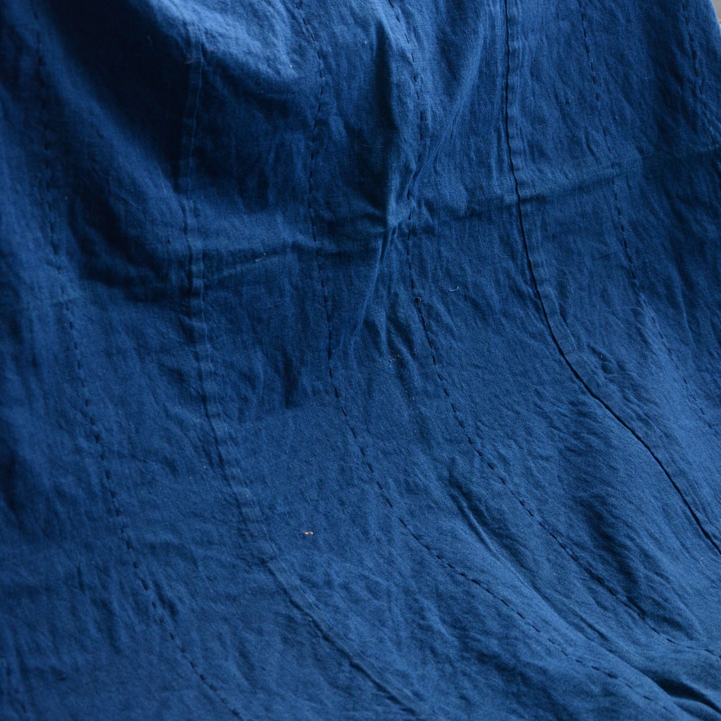 Unique vintage Japanese cotton cloth with natural texture and color