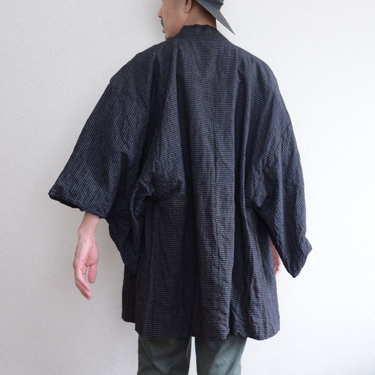 Rare vintage haori with Edo culture-inspired inner design