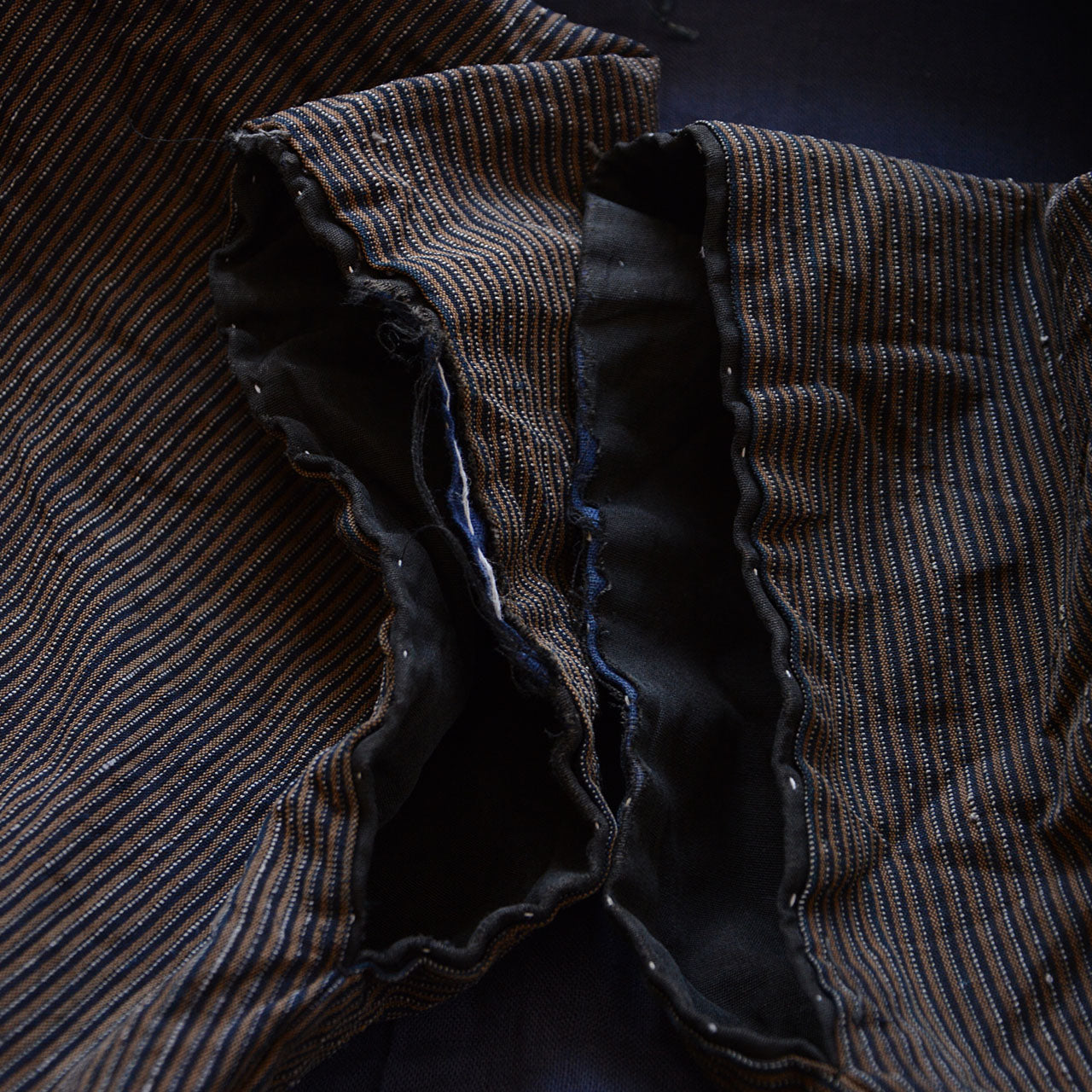Traditional Indigo-Dyed Japanese Textile Garment