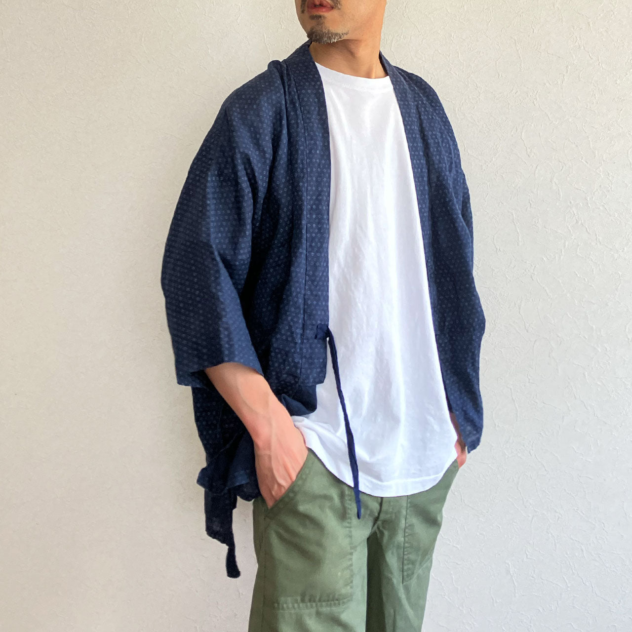 Lightweight Vintage Japanese Kimono Jacket with Story