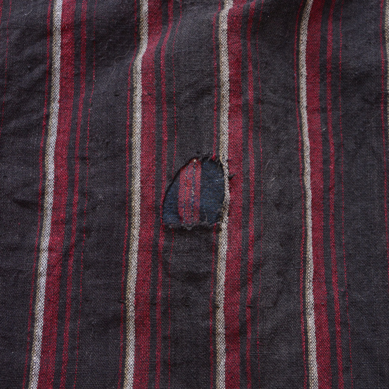 Japanese farmer’s jacket with authentic textile repairs