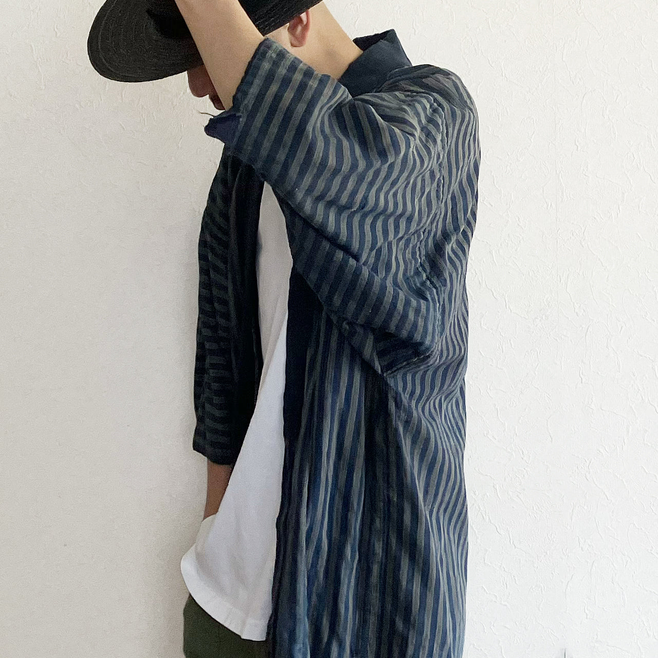 Traditional noragi jacket repurposed as modern fashion