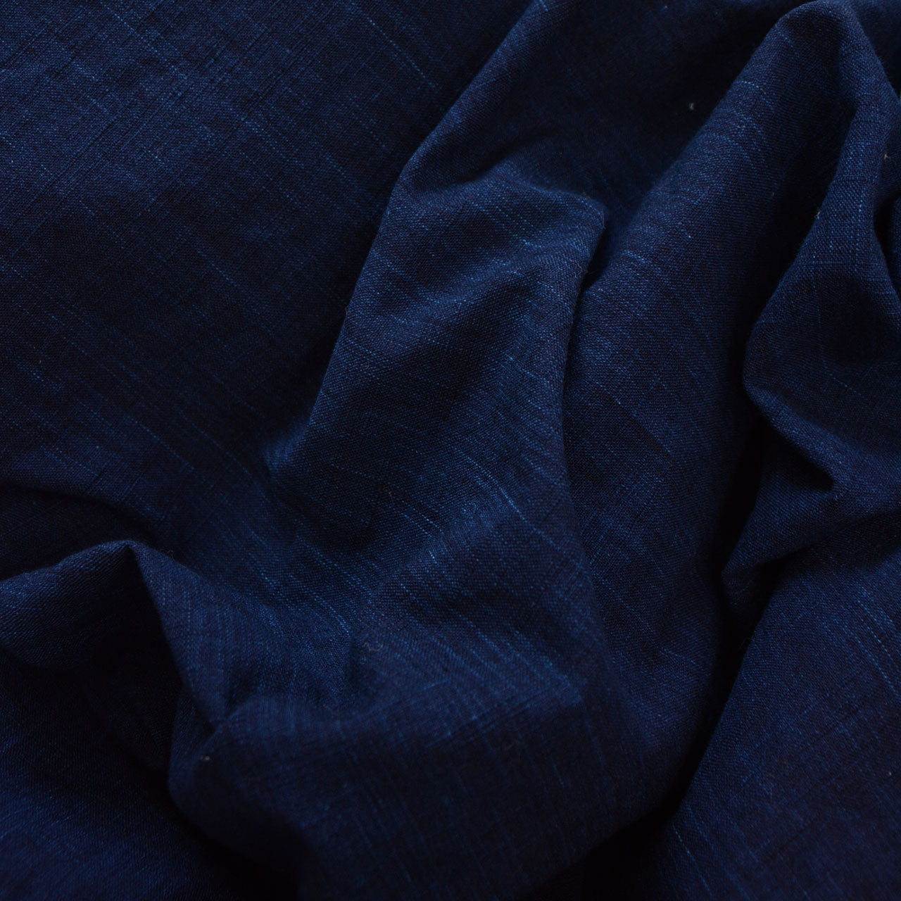 Vintage Japanese Indigo-Dyed Cotton Fabric – Solid Aizome