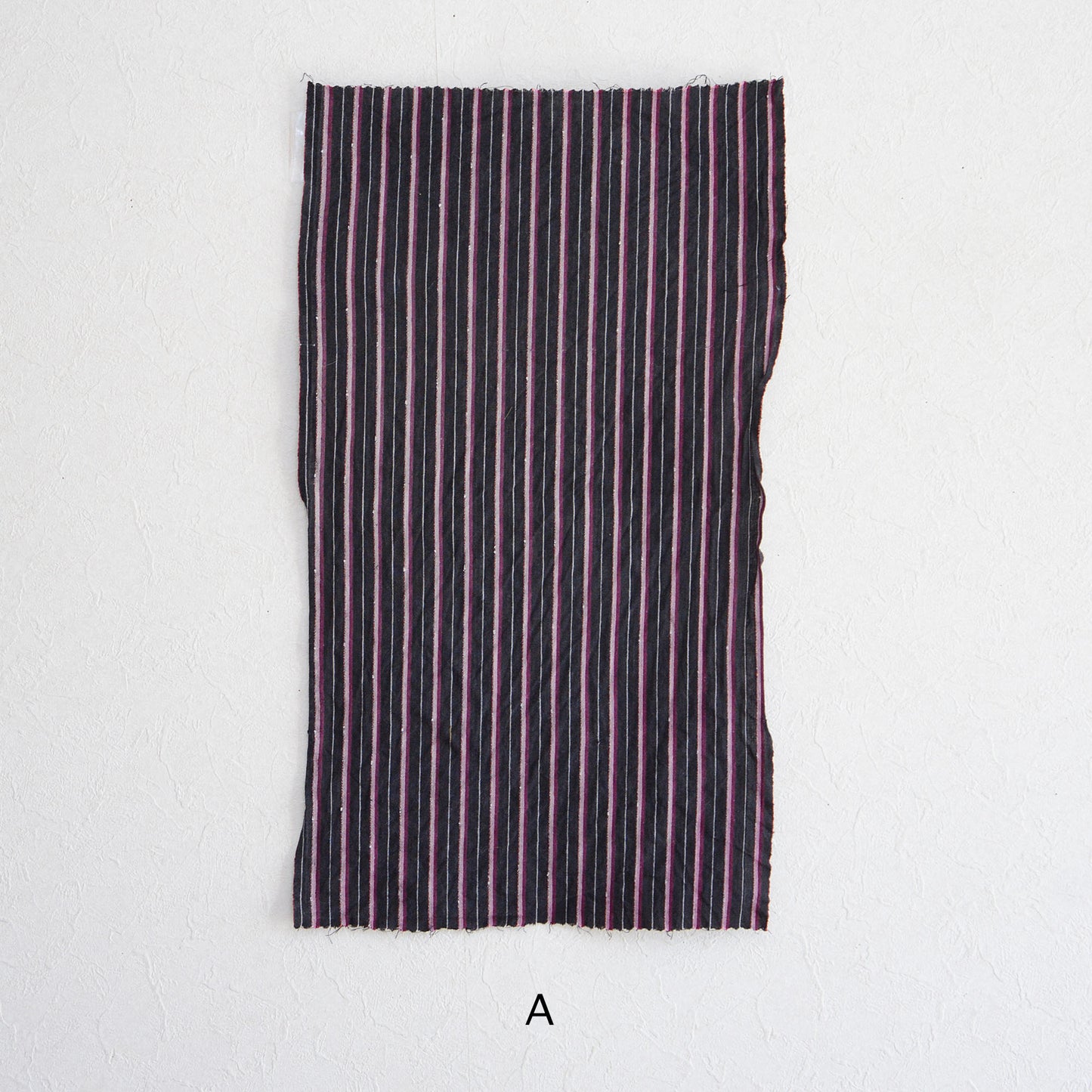 Japanese Fabric Scraps Set Cotton Stripe Pattern Vintage B5