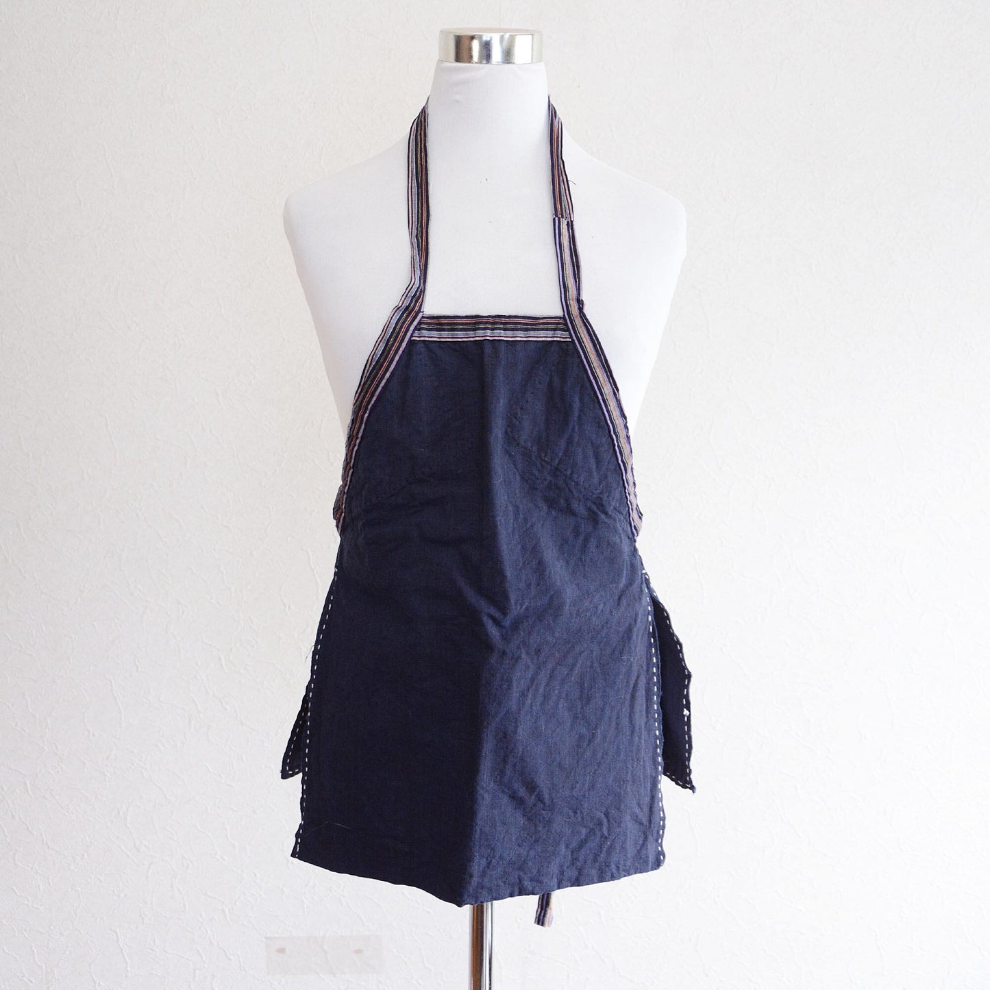 Maekake Apron Japanese Fabric Cotton Vintage Bib