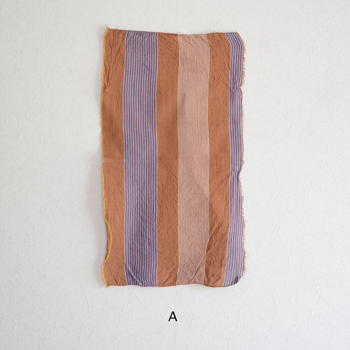 Vintage Japanese Fabric Scraps Set Cotton Stripe Pattern Vintage B13