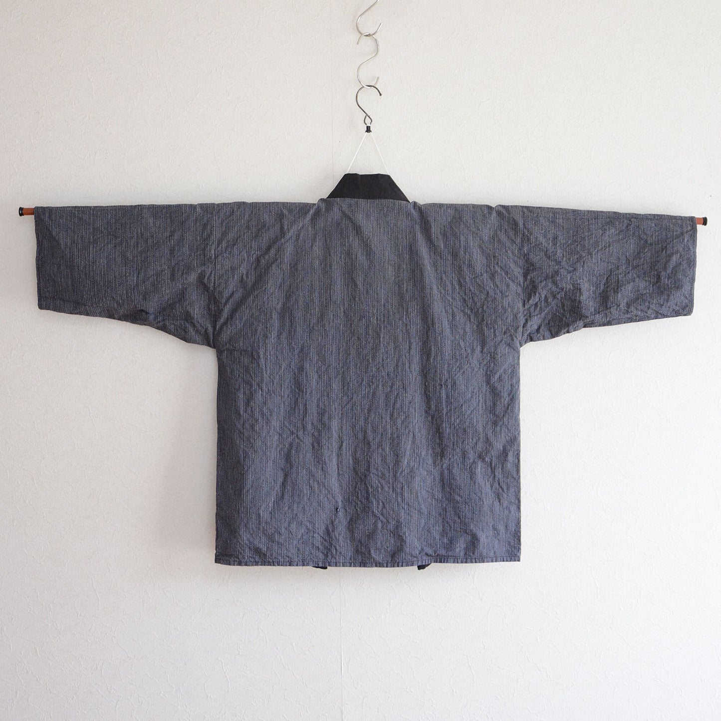 Hanten Jacket Happi Coat Men Kimono Cotton Japan Vintage Kanji 2