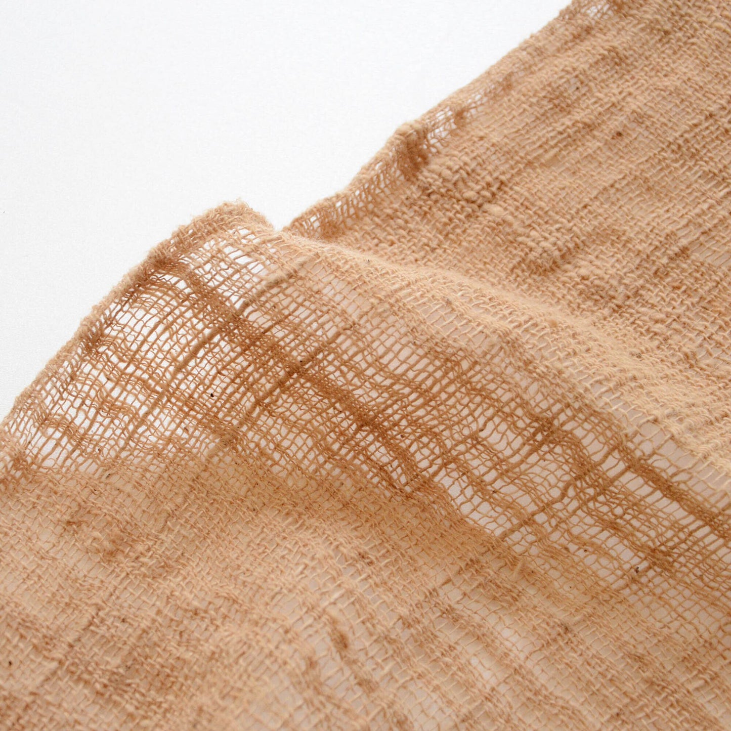 japanese fabric vintage scarf cotton hemp natural color