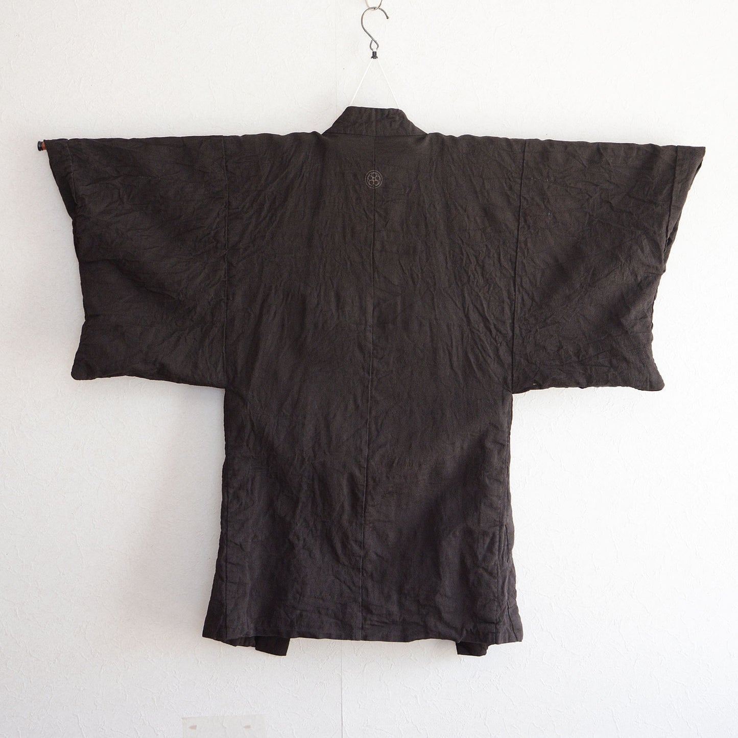 Haori Kimono Japanese Vintage Jacket Chirimen Fabric Uramasari Classical Chinese Lining Montsuki