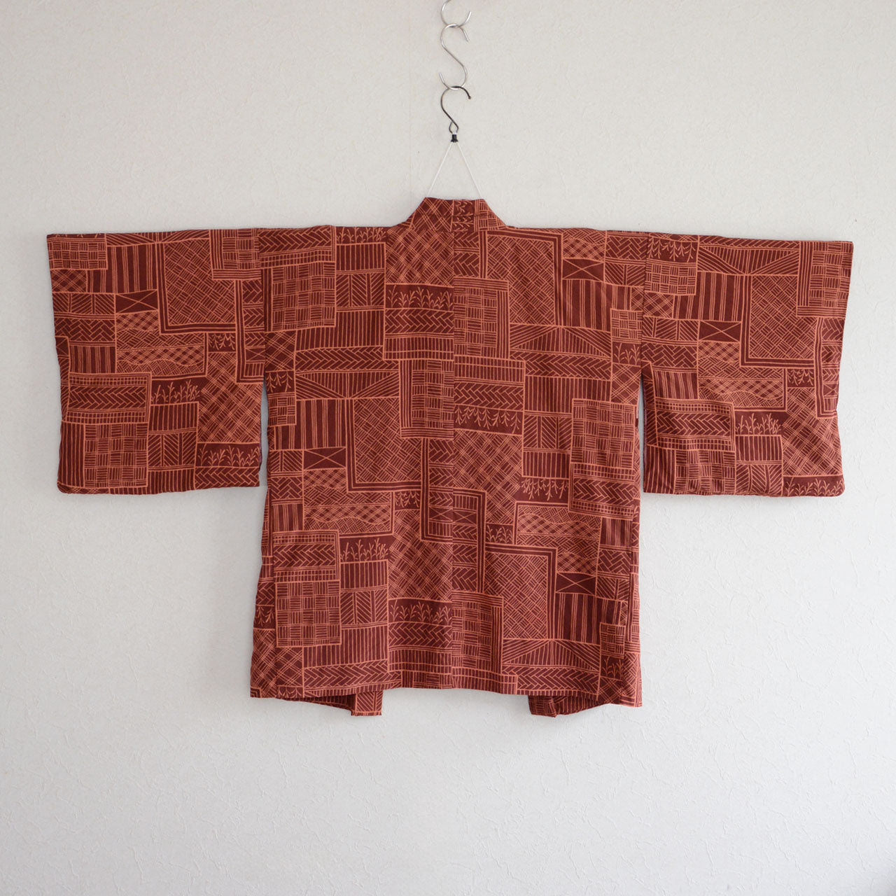 One-of-a-kind vintage kimono jacket suitable for modern styling