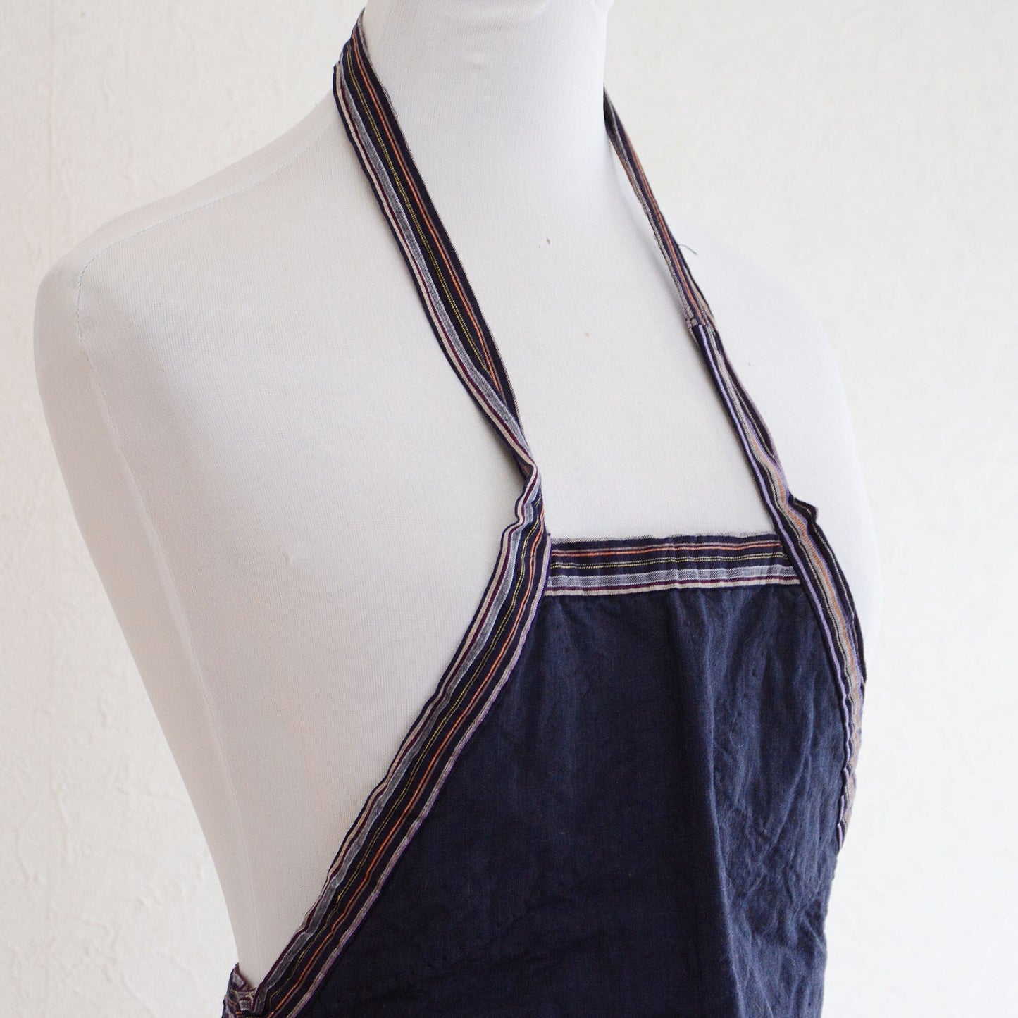 Maekake Apron Japanese Fabric Cotton Vintage Bib