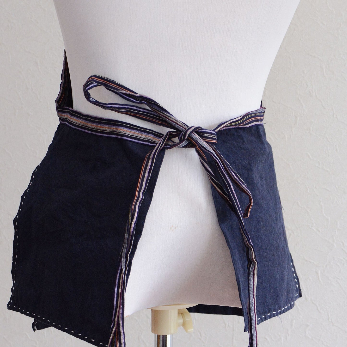 Maekake Apron Japanese Fabric Cotton Vintage Bib