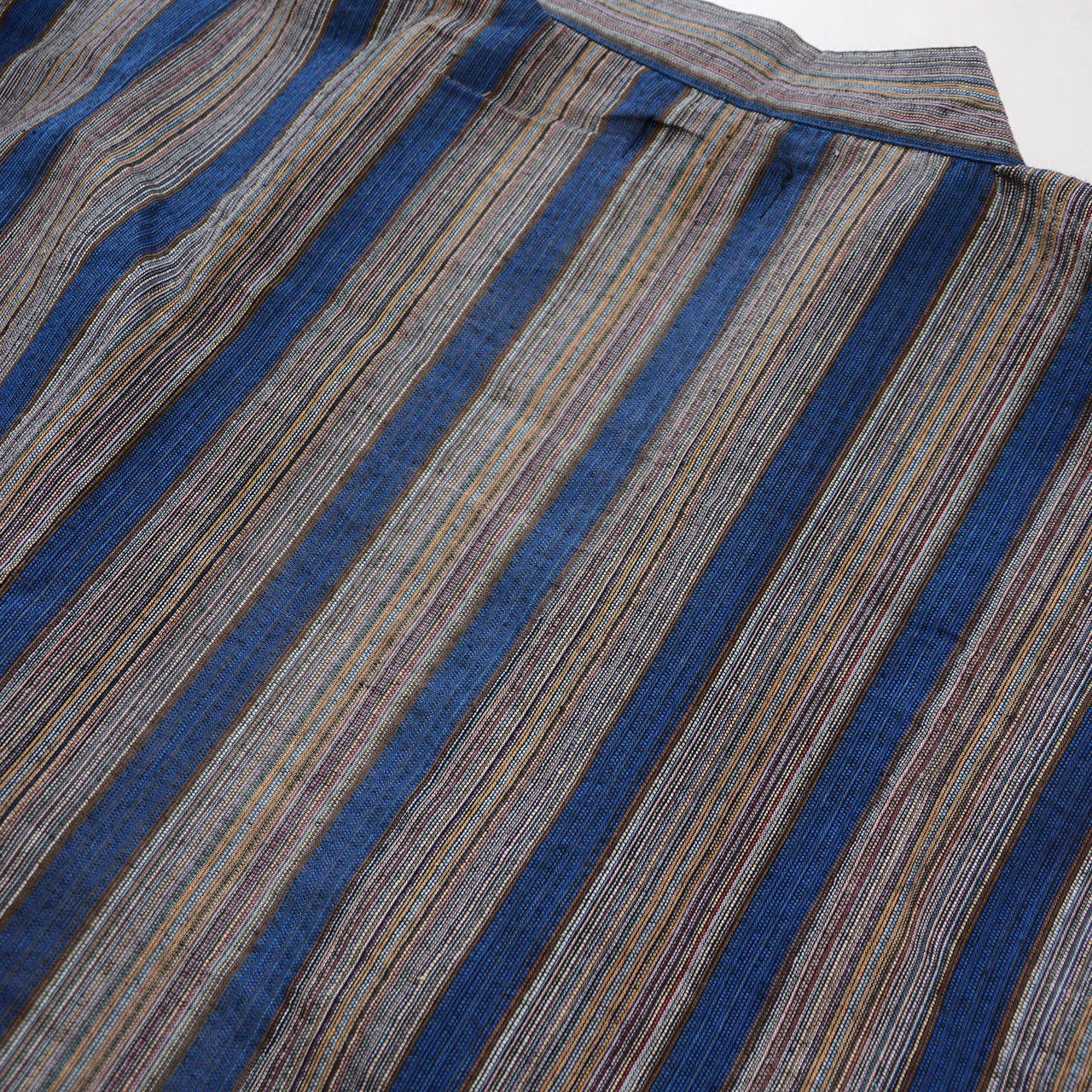 blue striped japanese jinbei loungewear for hot weather