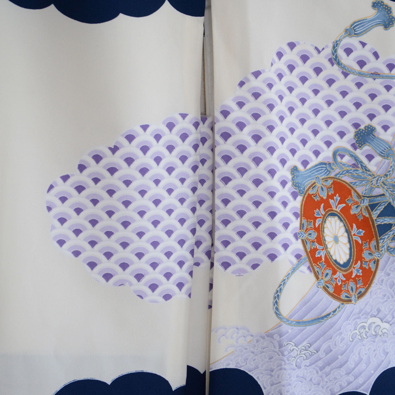 Shichi-Go-San kimono jacket with celebratory patterns