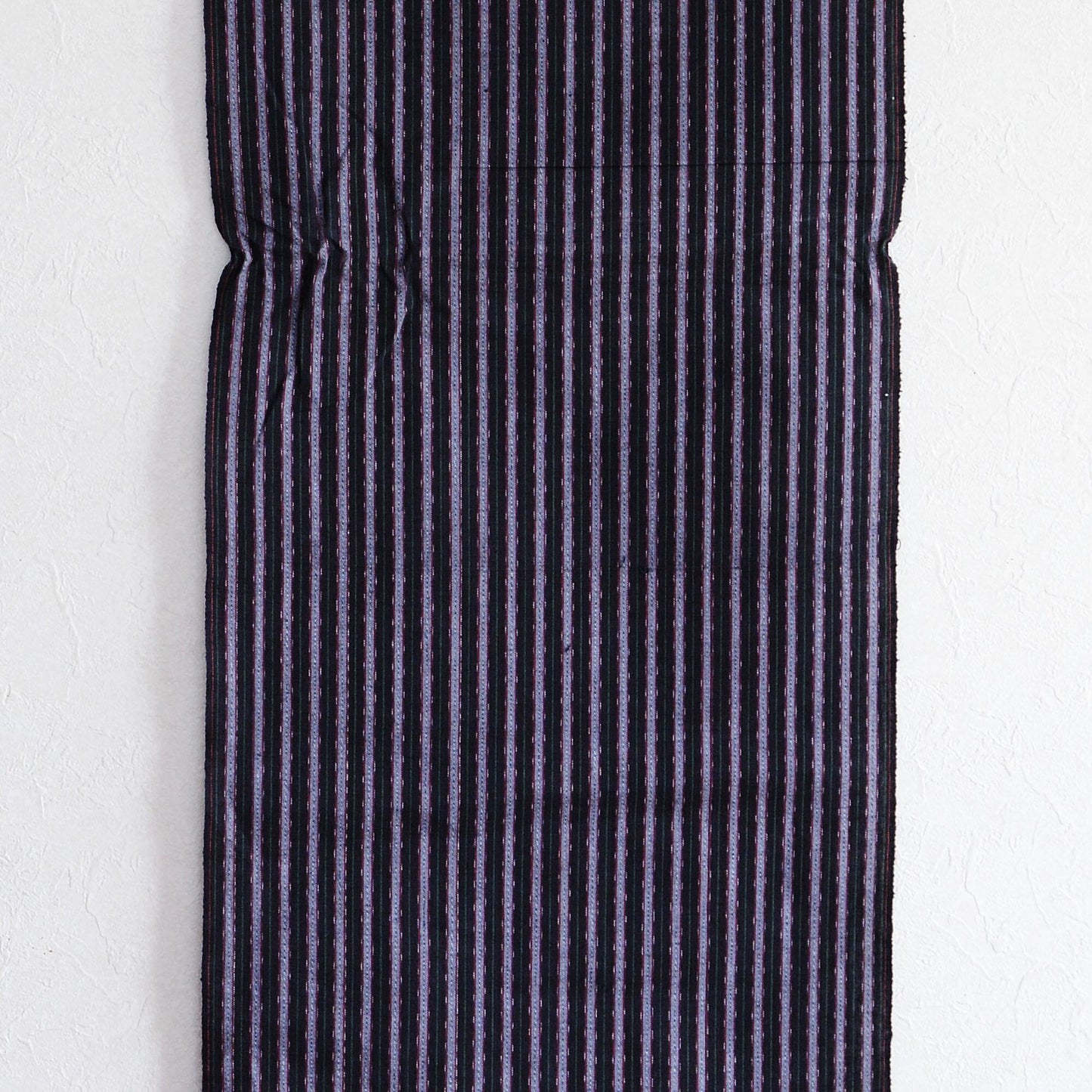 Japanese Fabric Scraps Cotton Stripe Pattern Vintage Set of 6