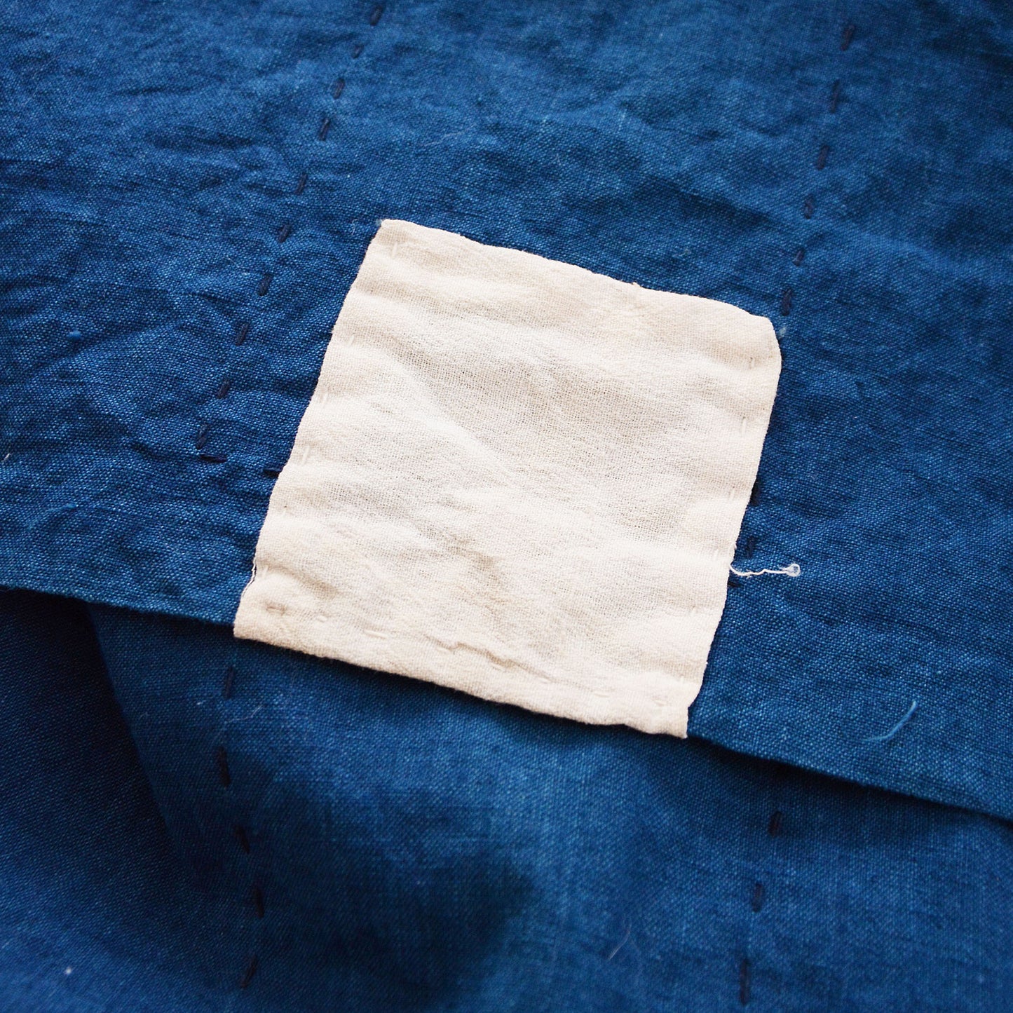 Japanese cotton textile for display, remake, or craft projects