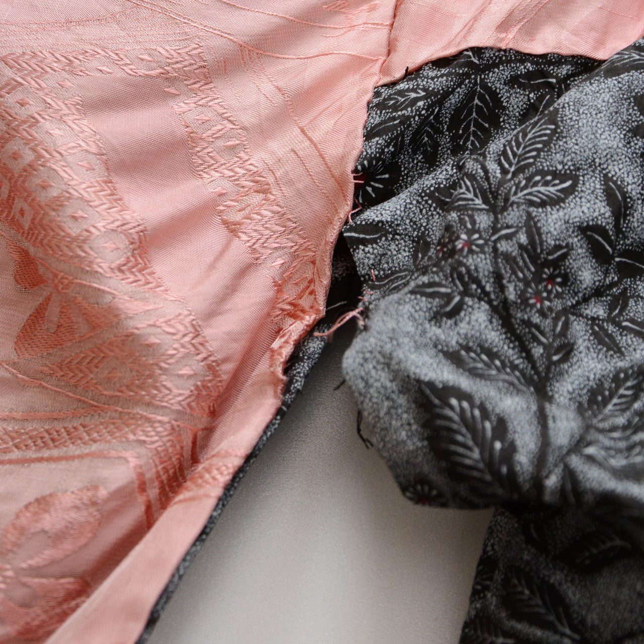 Rework-ready vintage haori with unique texture