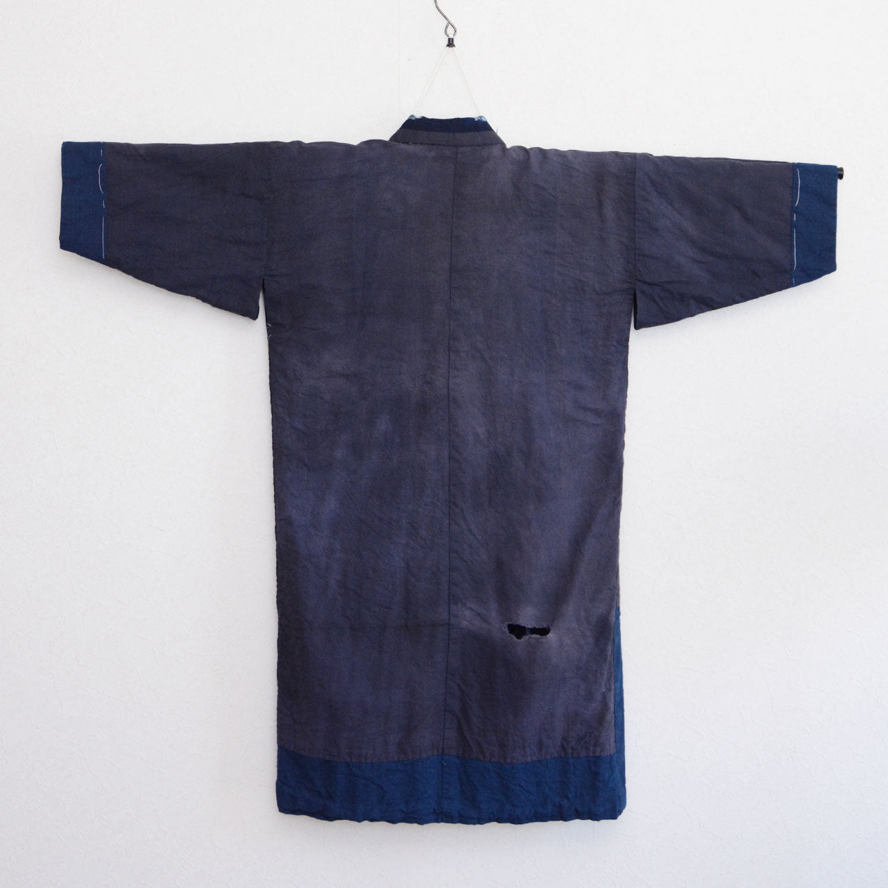 Japanese indigo kimono ideal for remake or upcycling