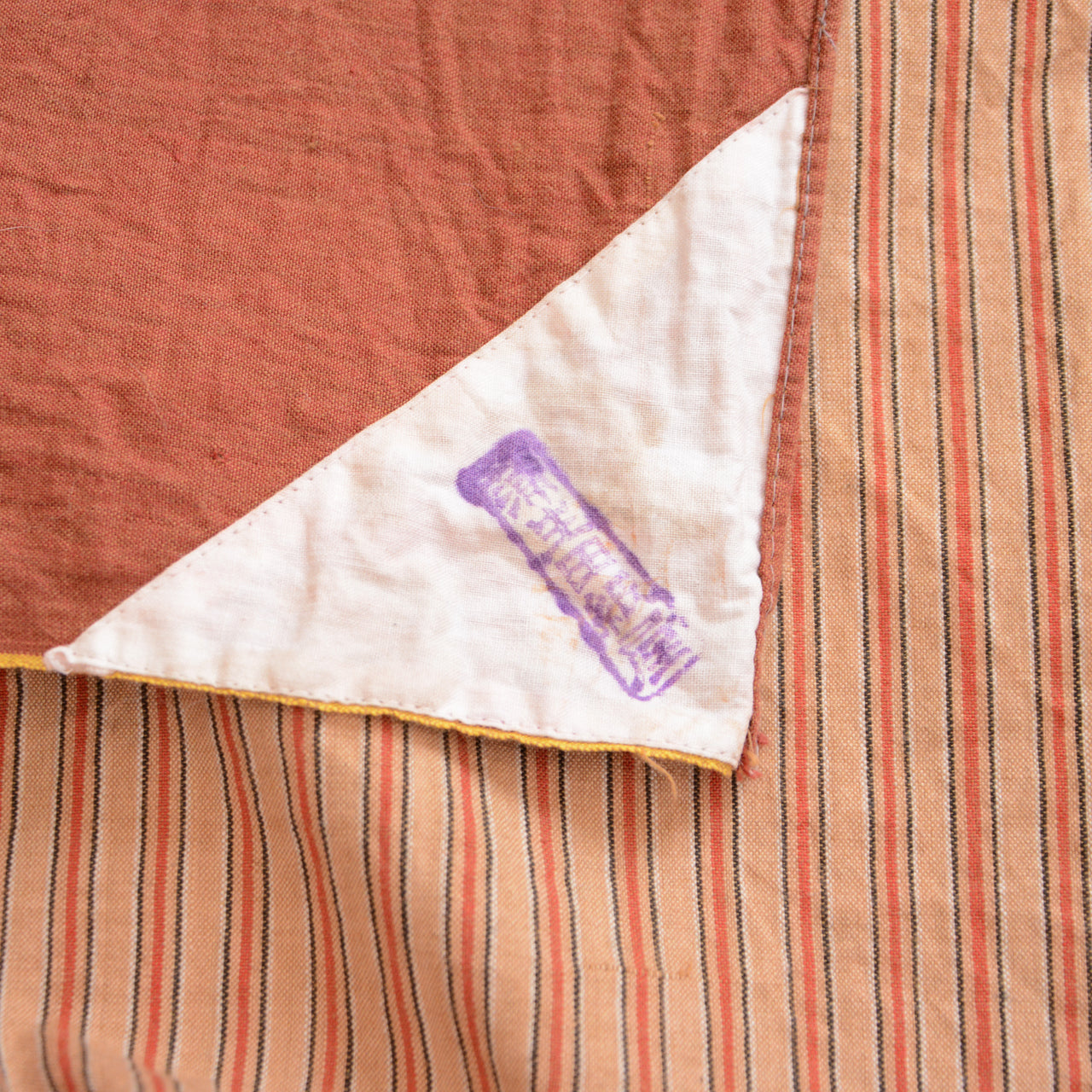 141×130cm Japanese furoshiki with rustic charm