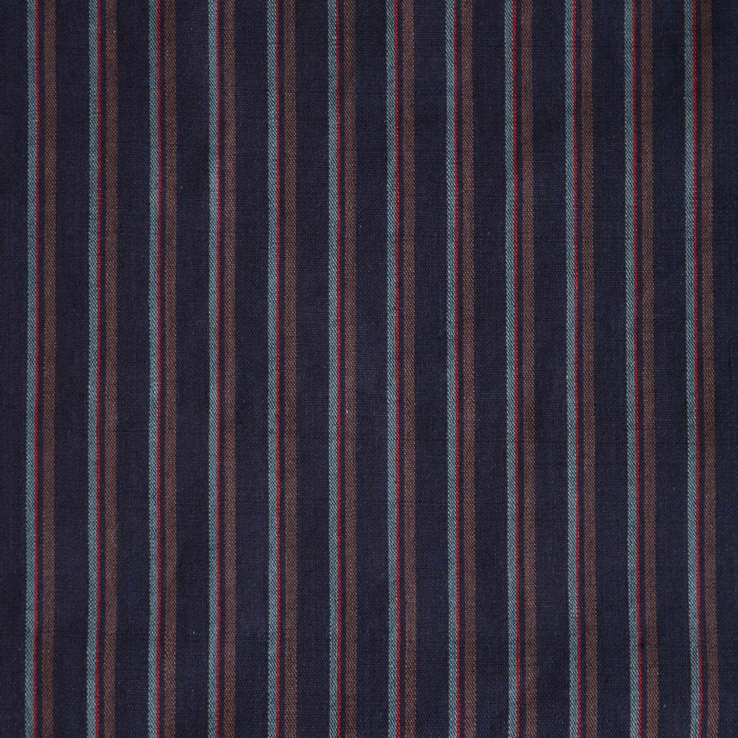 Japanese Fabric Scraps Cotton Stripe Pattern Vintage Set of 4