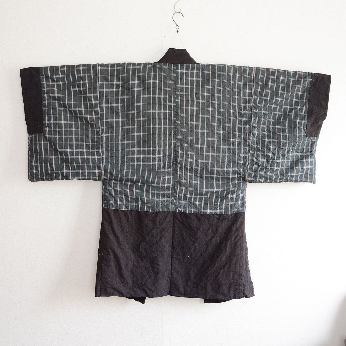 Haori Kimono Japanese For Men Jacket Cotton Fabric Indigo Dyed Stripe