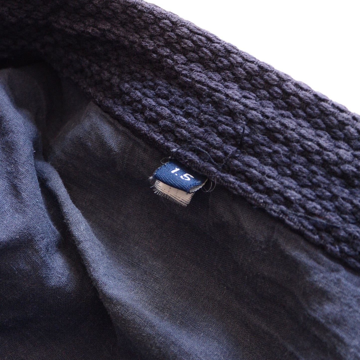 Classic kendo jacket, comfortable cotton with subtle fading.