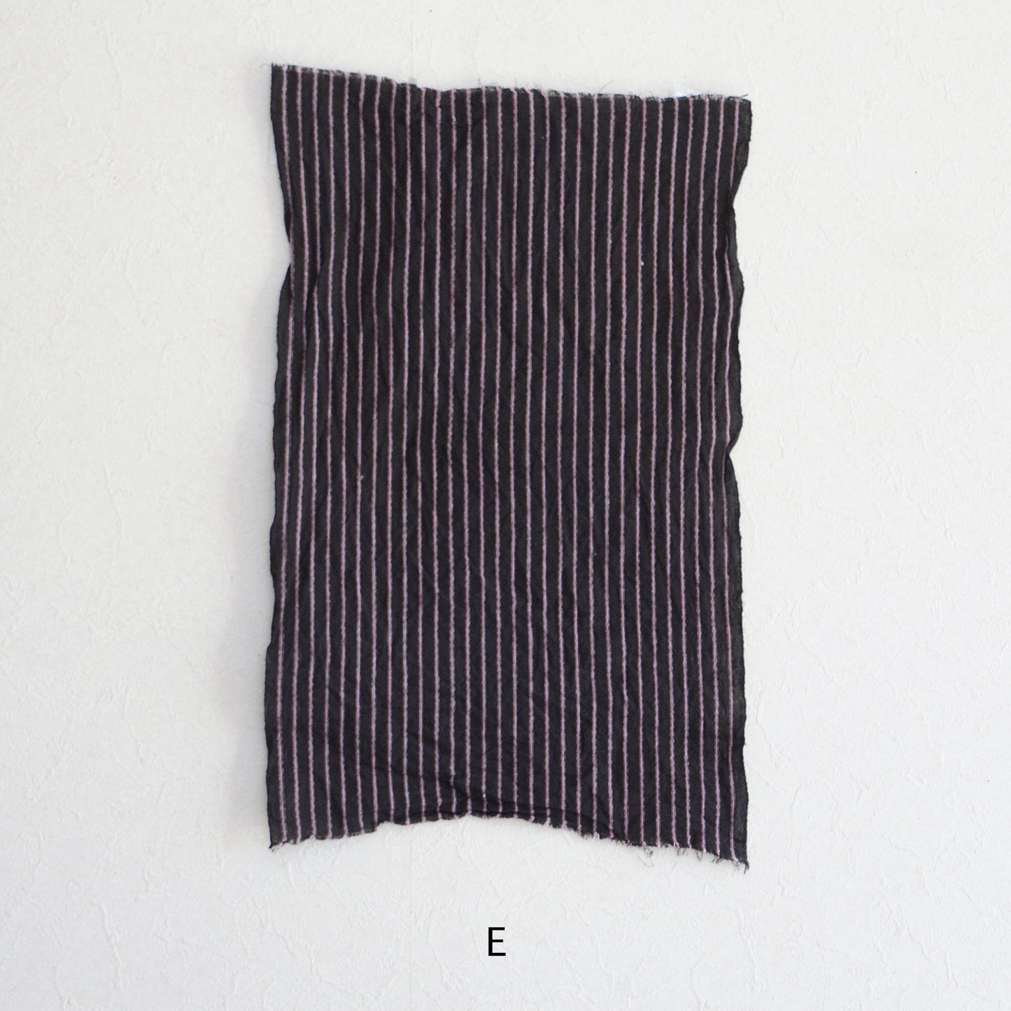Japanese Fabric Scraps Set Cotton Stripe Pattern Vintage B5