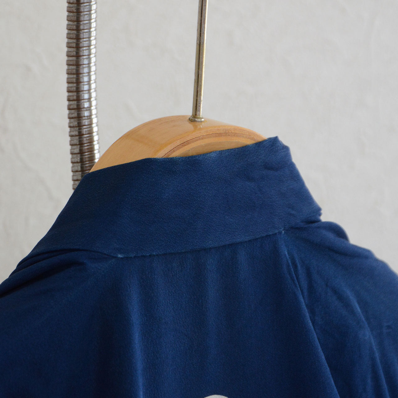 Soft textured kimono for boys with hawk and mountain design