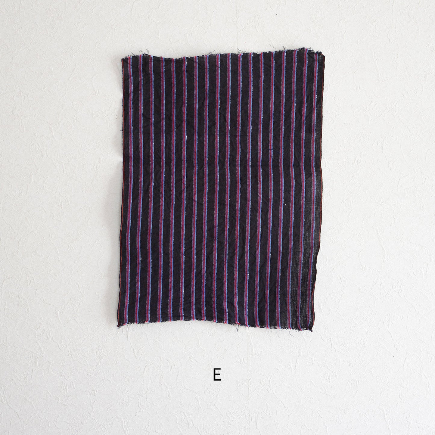 Vintage Japanese Fabric Scraps Set Cotton Stripe Pattern Vintage B13