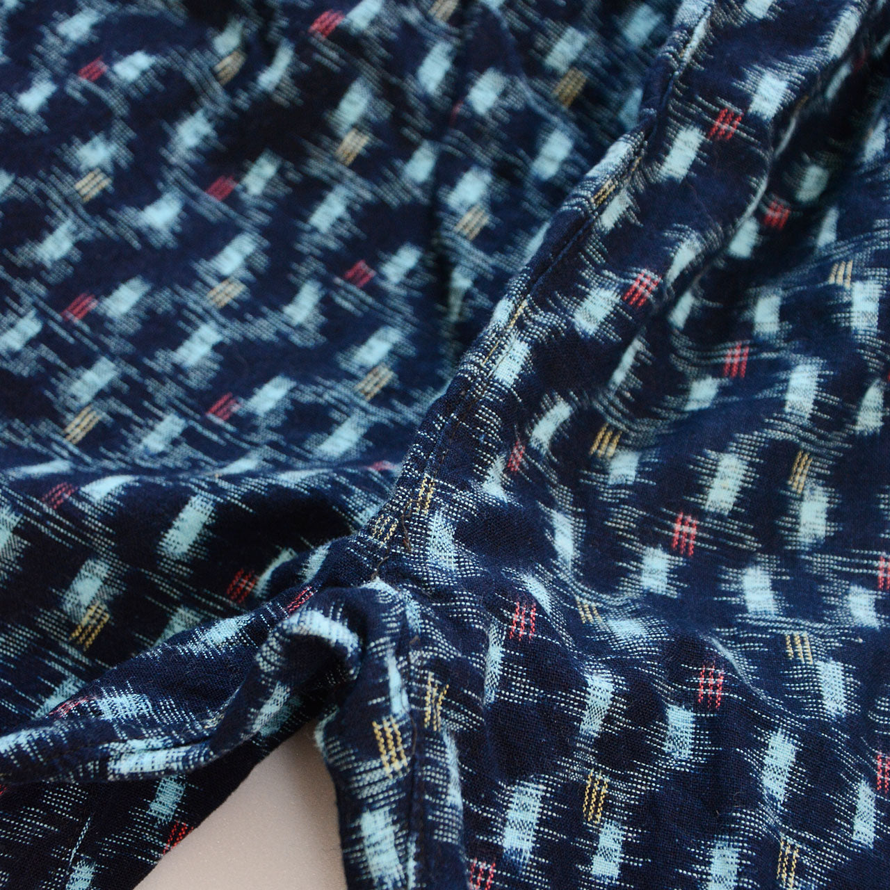 Vintage Japanese indigo cotton pants for slow and ethical lifestyle