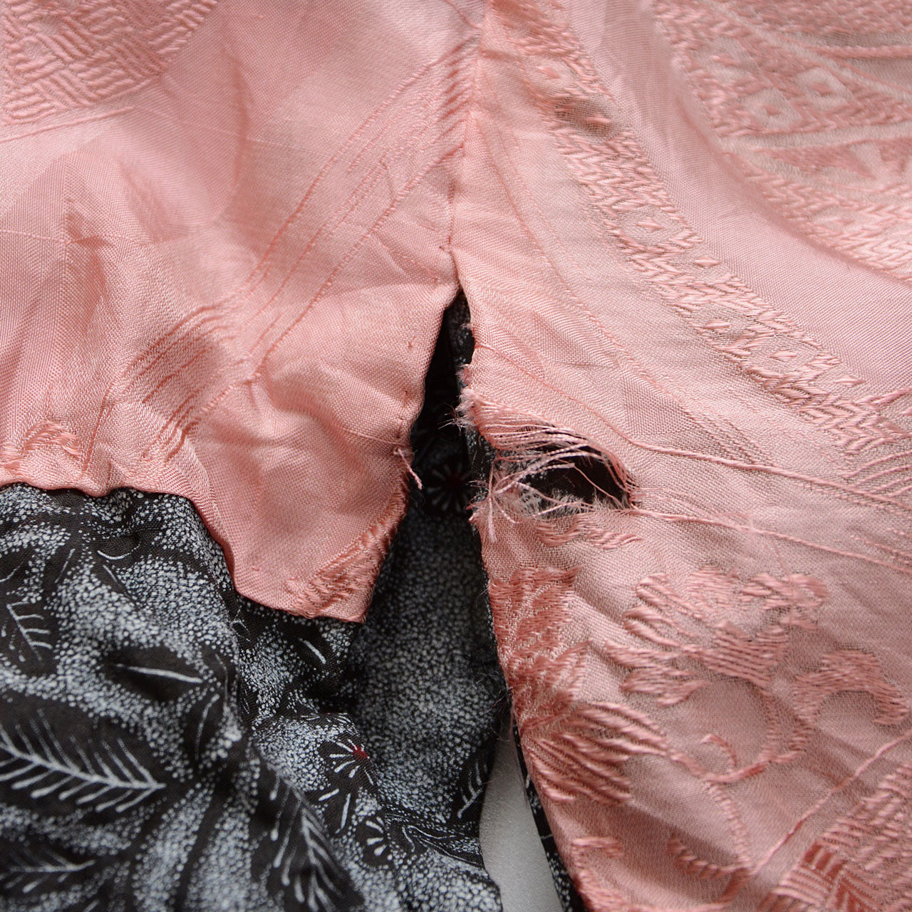 Upcycled fashion material: Japanese vintage haori