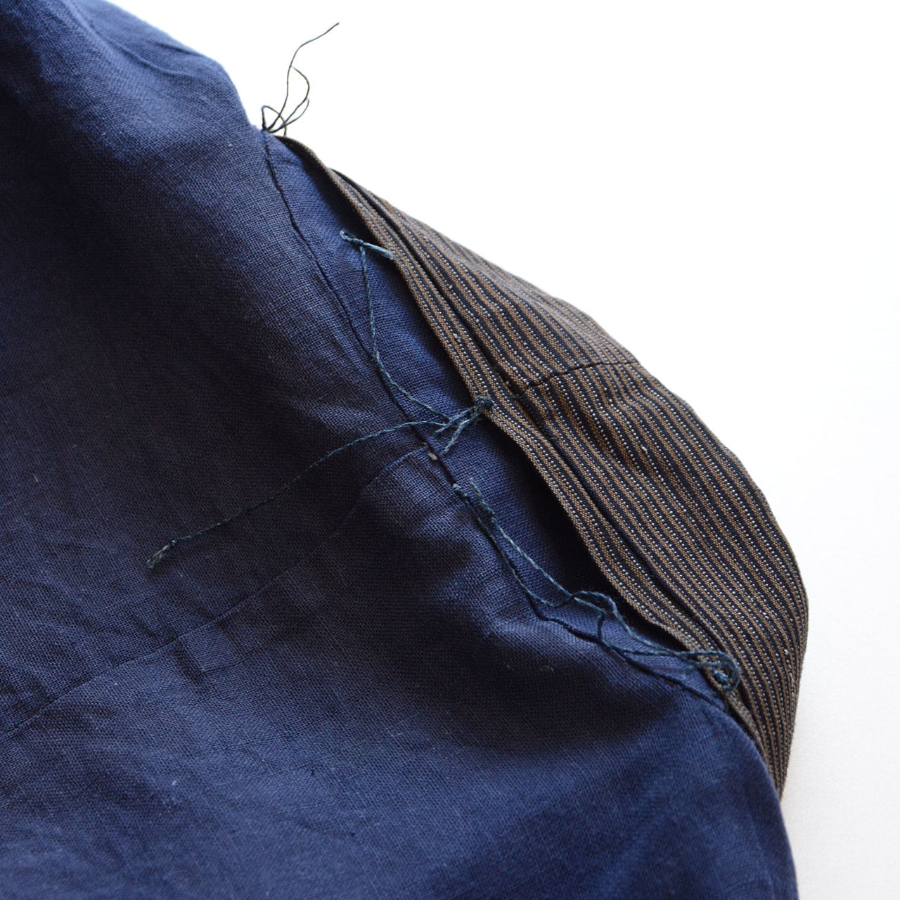 Japanese Cotton Robe with Worn-In Texture