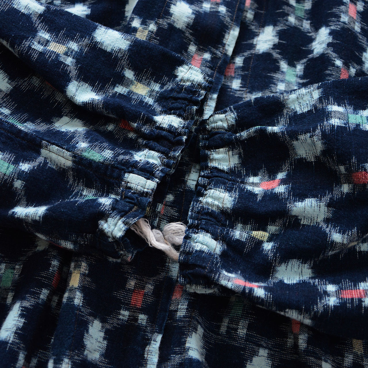 Vintage Wearable Textile – Japanese Kasuri Cotton Shirt