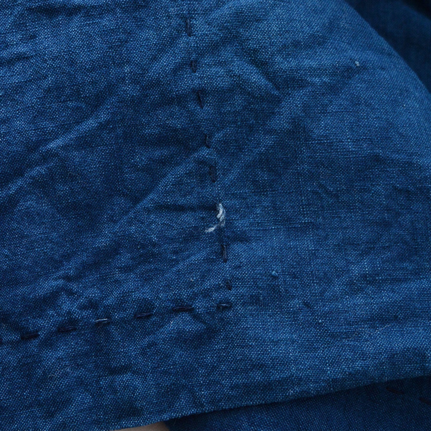 Rare Japanese sashiko fabric appreciated by crafters and collectors