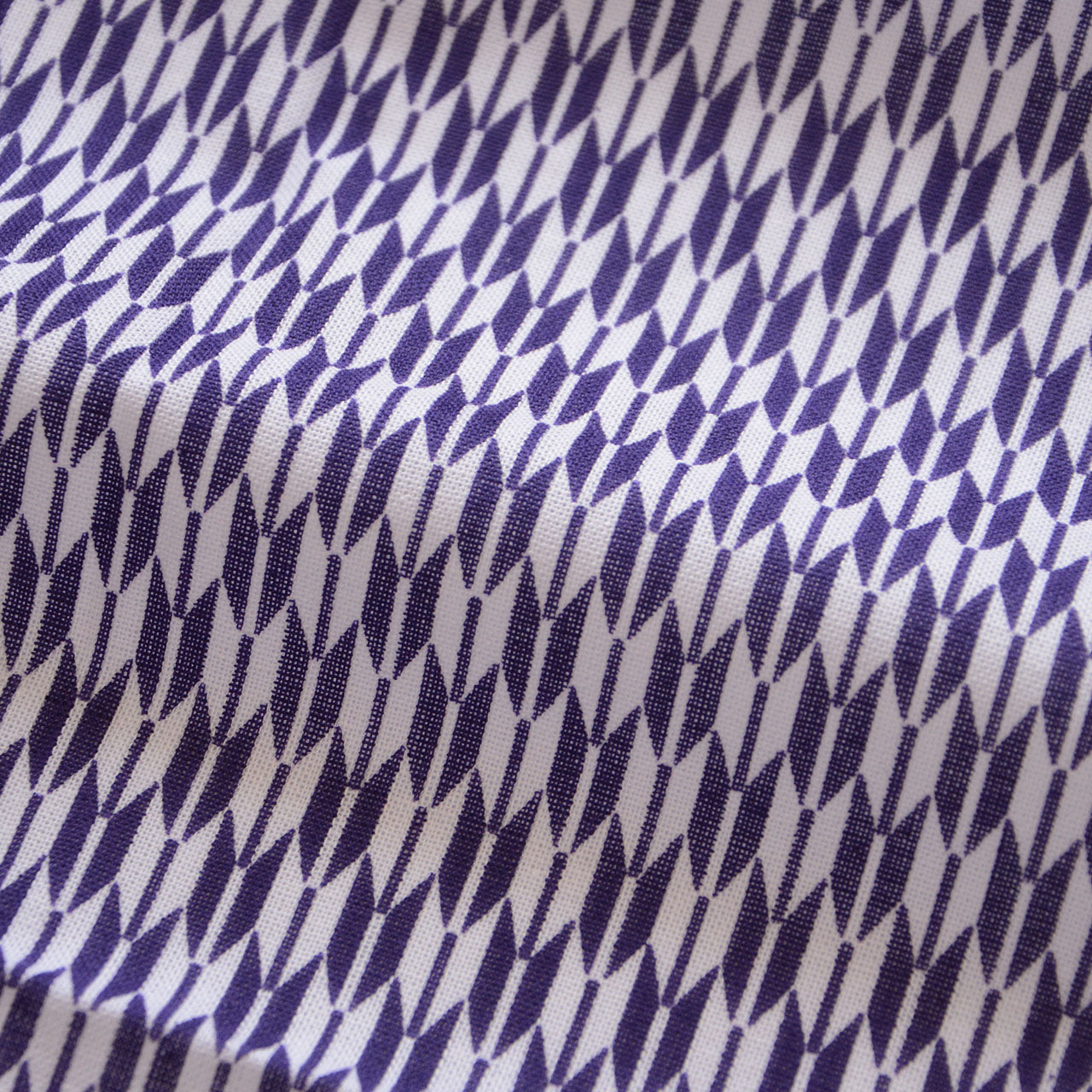 Tenugui cloth used as a placemat in a Japanese-style meal