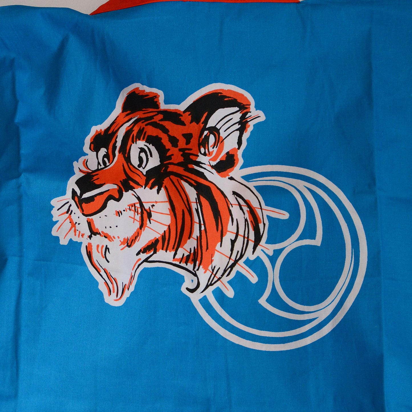 ESSO Tiger Happi Coat Men Hanten Hanten Jacket Japan Vintage Deadstock 2