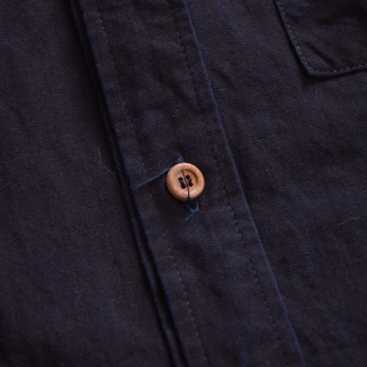 Classic Japanese indigo shirt jacket with timeless appeal