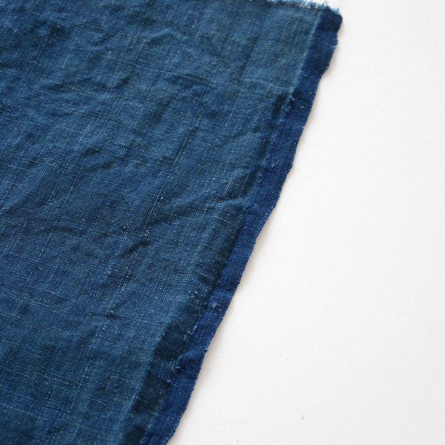 Japanese Fabric Scraps Cotton & Linen Kasuri Pattern Indigo etc Vintage Set of 3 B2