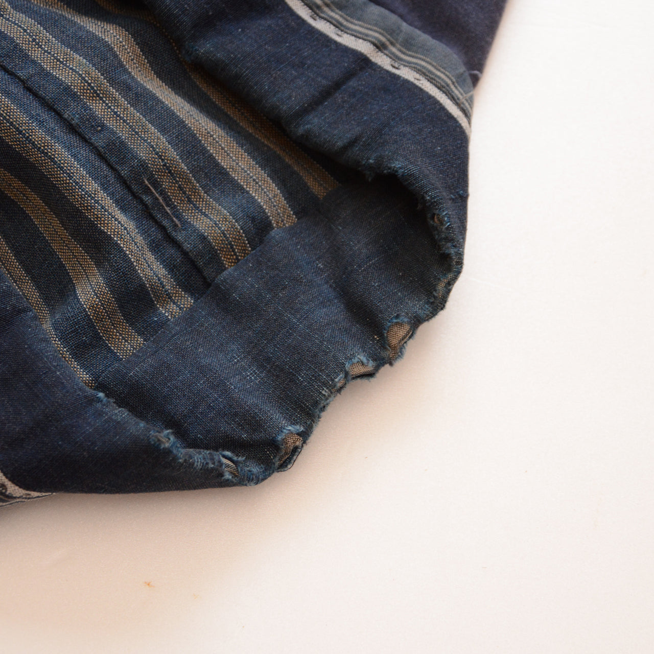 Indigo boro noragi with patchwork details