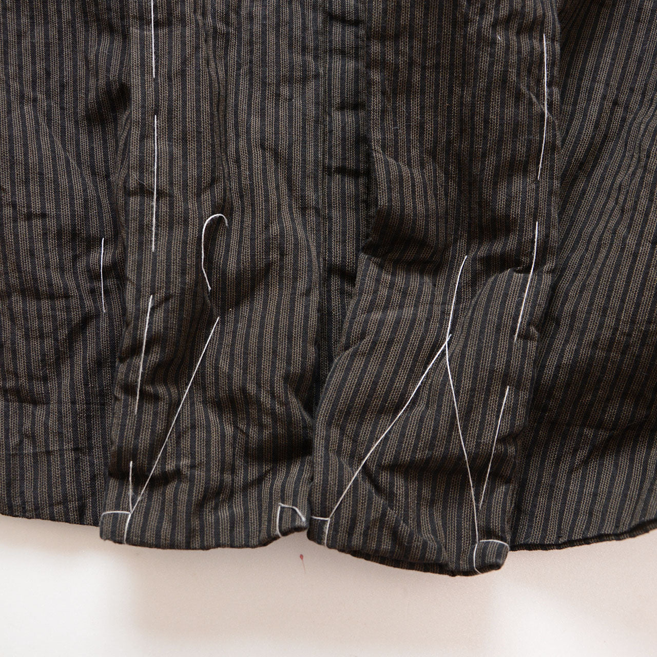 men’s Japanese kimono coat with hidden art-inspired lining