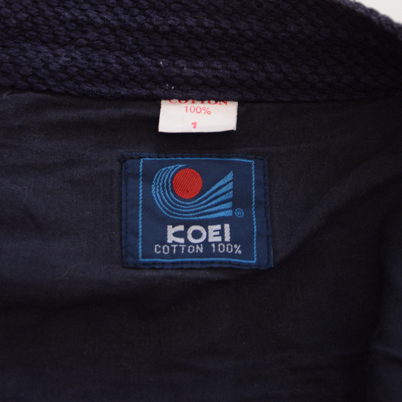 Rare Japanese kendo gi top for collectors, crafters, and textile lovers
