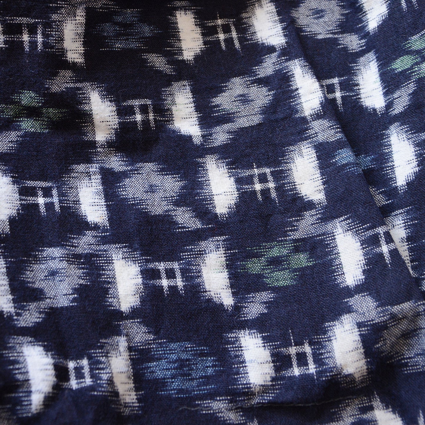 Monpe Pants Noragi Japanese Fabric Cotton Vintage Kasuri Pattern