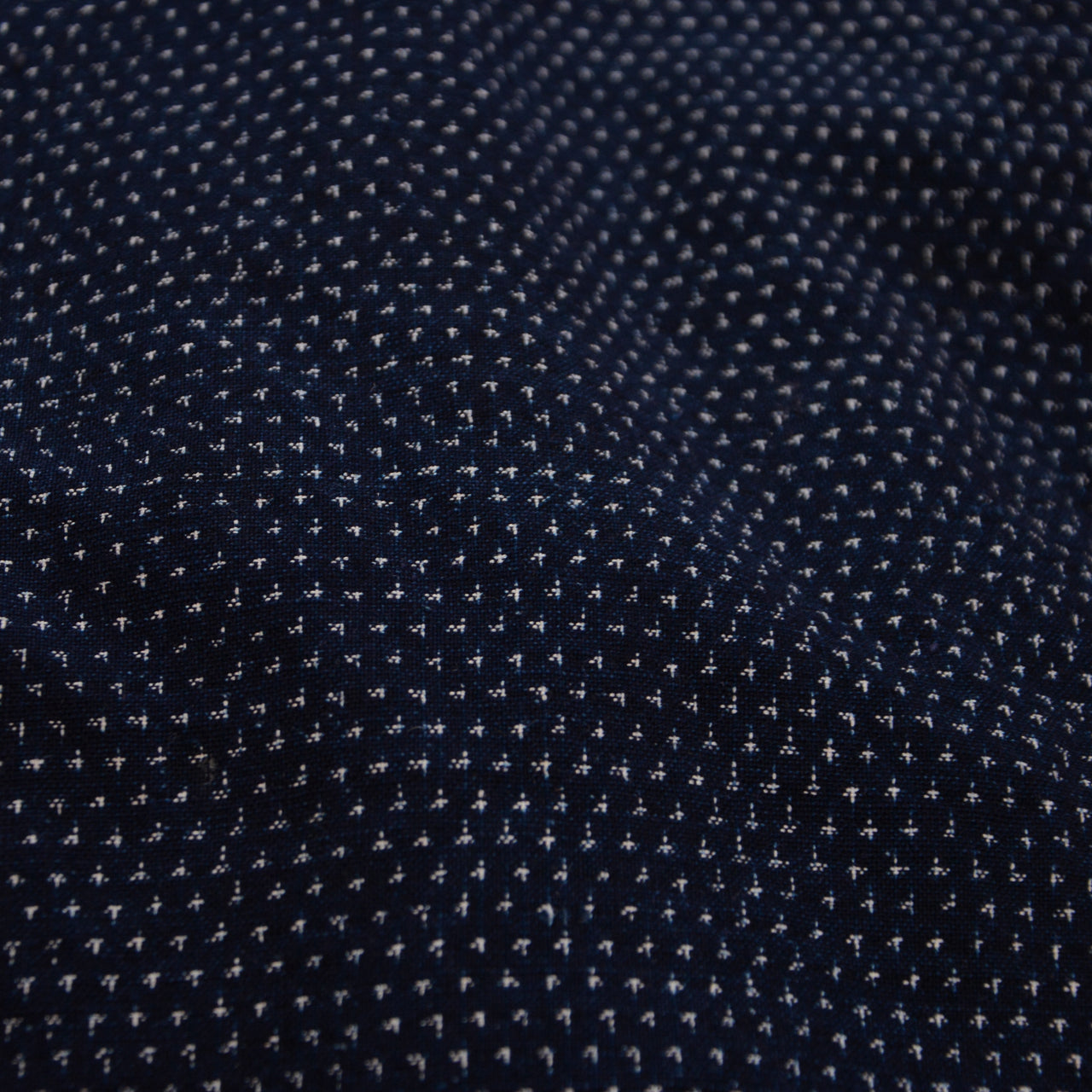 Timeless Japanese indigo kasuri dress for sustainable wardrobe