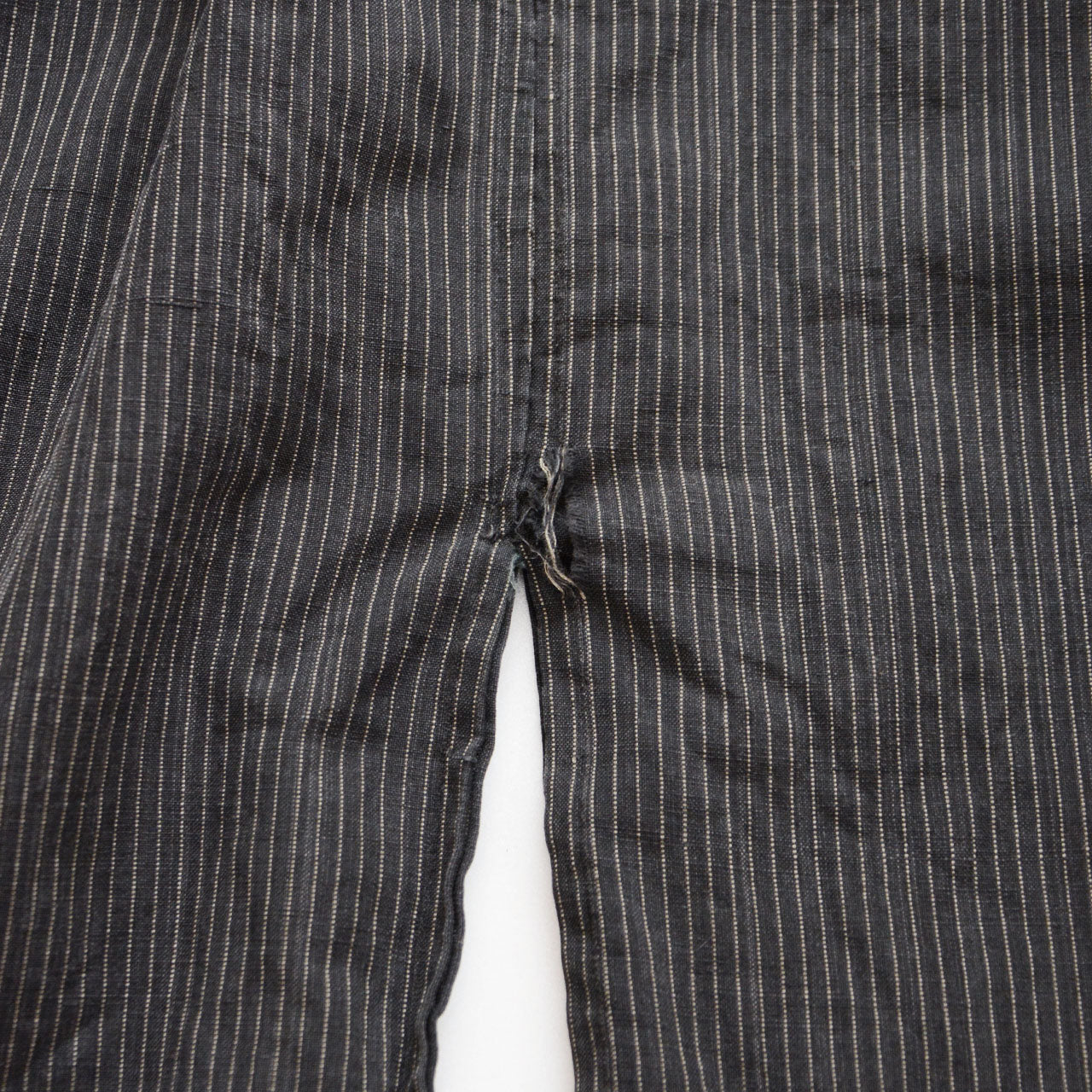 Japanese noragi jacket showing wear, holes, and authentic patina