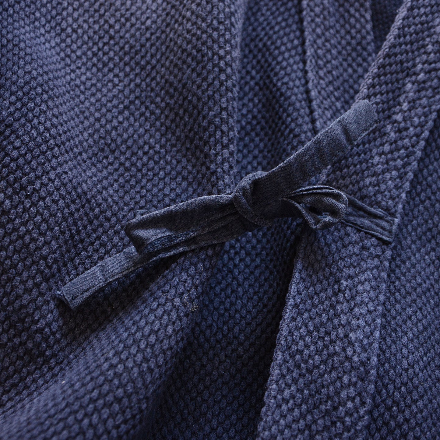 Timeless kendo jacket, cotton fabric showing natural wear patterns.