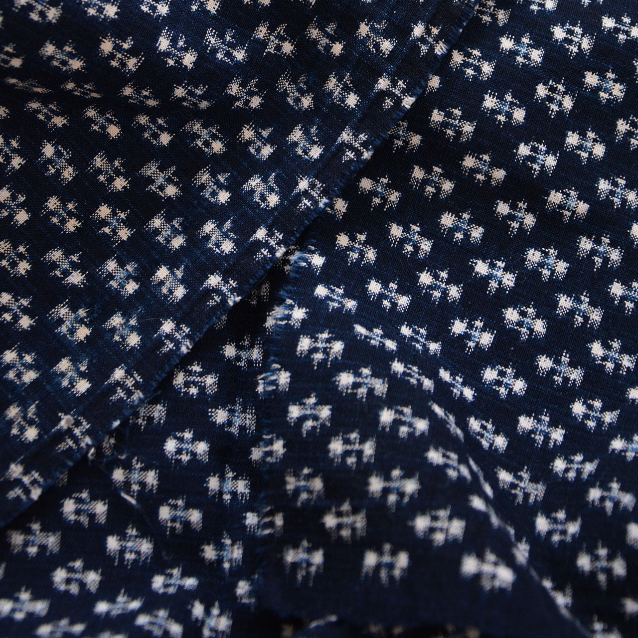 Authentic vintage Japanese textile scraps for slow fashion and textile art