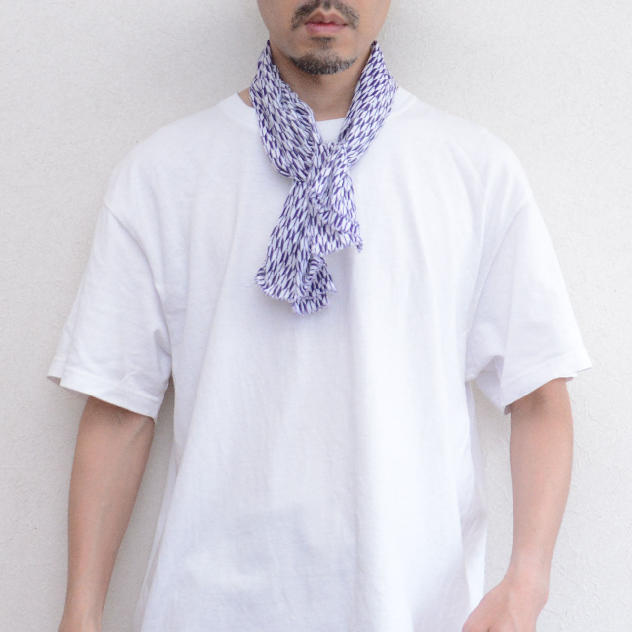 Tenugui towel shown after washing to display natural aging