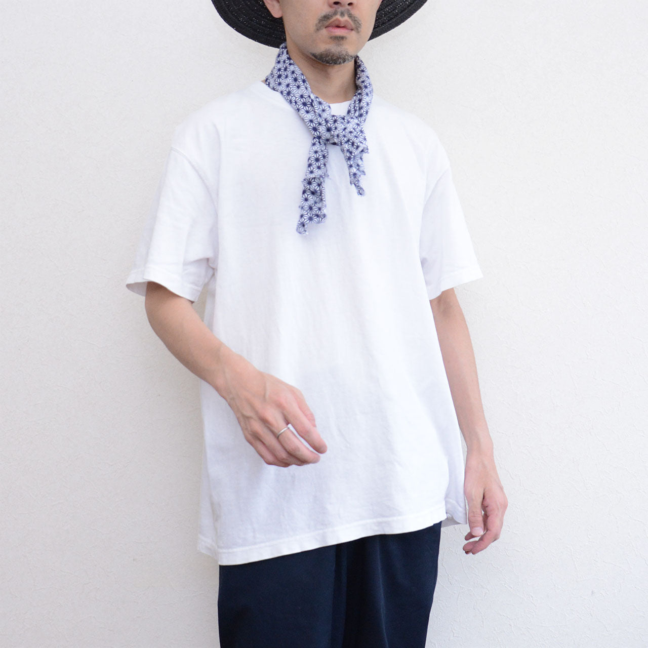 Dyed Japanese tenugui from Miyamoto with cultural design